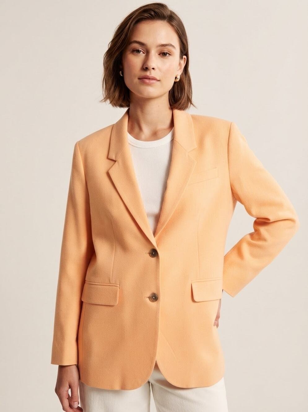 H&M Orange Sherbet Blazer